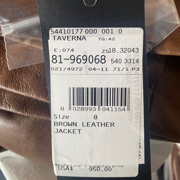 NEW WEEKEND MAXMARA Taverna Long Leather Jacket - Picture 4 of 15